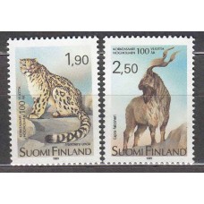 Finlandia - Correo 1989 Yvert 1051/52 ** Mnh Fauna