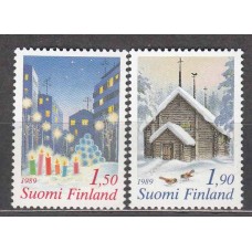 Finlandia - Correo 1989 Yvert 1062/63 ** Mnh Navidad