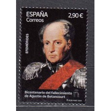 España II Centenario Correo 2024 Edifil 5766 ** Mnh Bicentenario Fallec.A Betancourtº