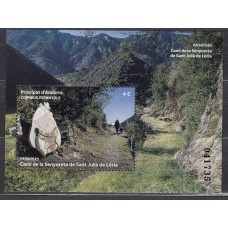 Andorra Española Correo 2024 Edifil 560 ** Mnh Paisajes - Camino de la Senyoreta de Sant Julia de Loria