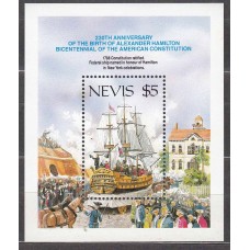 Nevis - Hojas Yvert 19 ** Mnh Barco