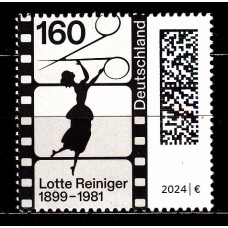 Alemania Federal Correo 2024 Yvert 3610 ** Mnh Lotte Reinniger