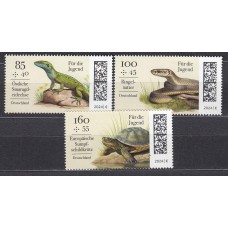 Alemania Federal Correo 2024 ** Mnh Fauna - Reptiles 