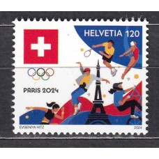 Suiza Correo 2024 Yvert 2836 ** Mnh Deportes - Olimpiadas Paris