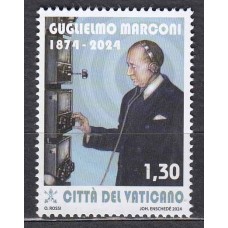 Vaticano Correo 2024 Yvert 1971 ** Mnh Guglielmo Marconi