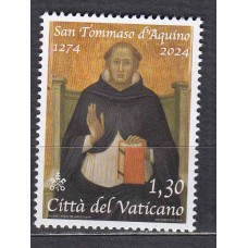 Vaticano Correo 2024 Yvert 1970 ** Mnh Santo Tomas de Aquino