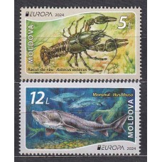 Moldavia - Correo Yvert 1133/34 ** Mnh Europa 2024 - Fauna