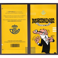 España II Centenario Correo 2024 ** Mnh Criptosello Mortadelo sello autoadhesivo