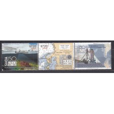 Chile Correo 2024 Yvert 2218/19 ** Mnh 150 Años SHOA