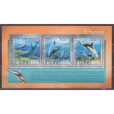 Guinea Republique - Correo Yvert 7076/78 ** Mnh Fauna Marina - Delfines