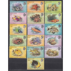 Belize - Correo Yvert 658/73 ** Mnh Fauna Marina - Peces