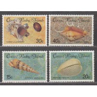 Cocos - Correo Yvert 145/48 ** Mnh Fauna Marina - Caracolas