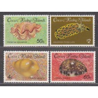 Cocos - Correo Yvert 134/37 ** Mnh Fauna Marina - Conchas