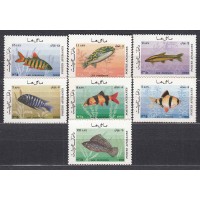 Afganistan Correo Yvert 1311/17 ** Mnh Fauna Marina - Peces