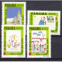 Panama - Correo 1983 Yvert 940/43 ** Mnh Navidad