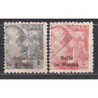 Guinea Correo 1942 Edifil 269/70 usado