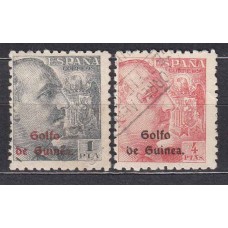 Guinea Correo 1942 Edifil 269/70 usado