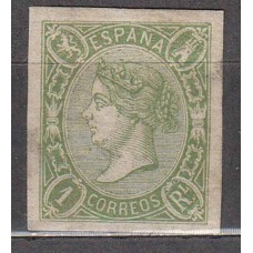 España Clásicos 1865 Edifil 72 * Mh con Defectos