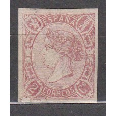 España Clásicos 1865 Edifil 69 * Mh - Pequeña Reparación