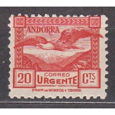 Andorra Española Sueltos 1935 Edifil 44 * Mh 