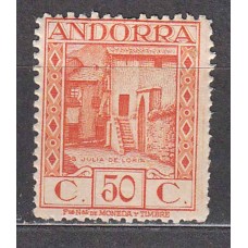 Andorra Española Sueltos 1929 Edifil 23 * Mh