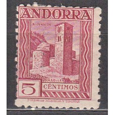 Andorra Española Sueltos 1929 Edifil 16 * Mh