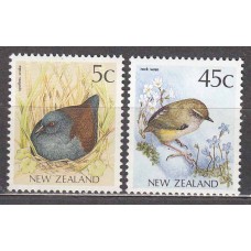 Nueva Zelanda - Correo 1991 Yvert 1126/27 ** Mnh Fauna - Aves