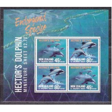 Nueva Zelanda - Hojas Yvert 78 ** Mnh Fauna - Delfines