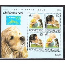 Nueva Zelanda - Hojas Yvert 88 ** Mnh Fauna  Perros - Gatos