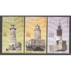 Malta - Correo 2001 Yvert 1130/2 ** Mnh Faros