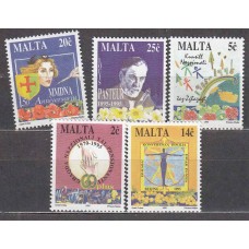 Malta - Correo 1995 Yvert 924/28 ** Mnh 