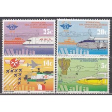 Malta - Correo 1994 Yvert 911/14 ** Mnh Aviones