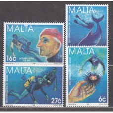 Malta - Correo 1998 Yvert 1017/20 ** Mnh Oceanos