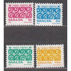 Malta Tasa Yvert 49/52 ** Mnh