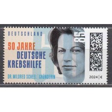 Alemania Federal Correo 2024 ** Mnh Ayuda de Cancer 