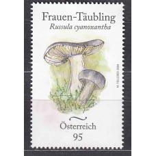 Austria Correo 2024 ** Mnh Setas - Russula Cyanoxantla