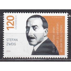 Austria Correo 2024 Yvert 3691 ** Mnh Literatura Austriaca - Personaje