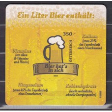 Austria Correo 2024 ** Mnh Posavasos de Cerveza