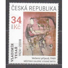 Chequia - Correo 2024 ** Mnh Arte - Vladimir Tesar