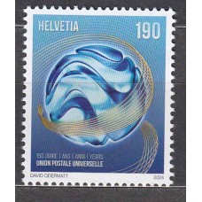 Suiza Correo 2024 ** Mnh 150º Aniversario UPU