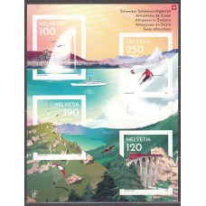 Suiza Correo 2024 ** Mnh Atracciones Suizas