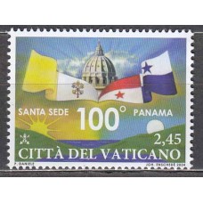 Vaticano Correo 2024 ** Mnh Relaciones Diplomaticas con Panama