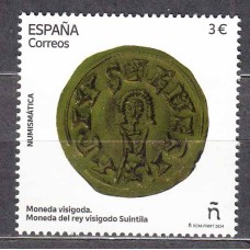 España II Centenario Correo 2024 ** Mnh Numismatica Moneda Visigoda