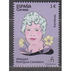 España II Centenario Correo 2024 ** Mnh Escritoras Hidelgart Rodriguez