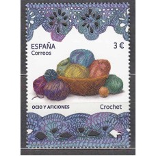 España II Centenario Correo 2024 ** Mnh Ocio y Aficiones Crochet