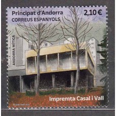 Andorra Española Correo 2024 ** Mnh Imprenta Casa i Valls