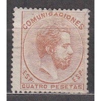 España Taladrados 1872 Edifil 128