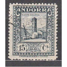 Andorra Española Sueltos 1929 Edifil 18 usado