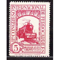 España Sueltos 1930 Edifil 471 ** Mnh Ferrocarriles