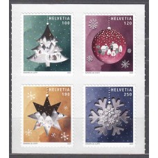 Suiza Correo 2024 ** Mnh Navidad adhesivo